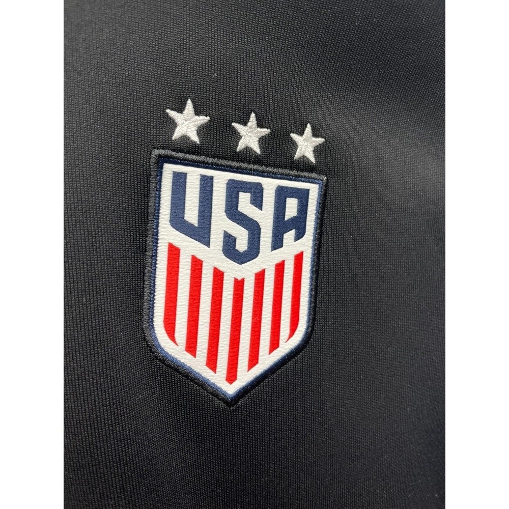 Nike USA Soccer Track Jacket Mens Black Red Blue Full Zip USMNT Training Coat - Picture 2 of 12